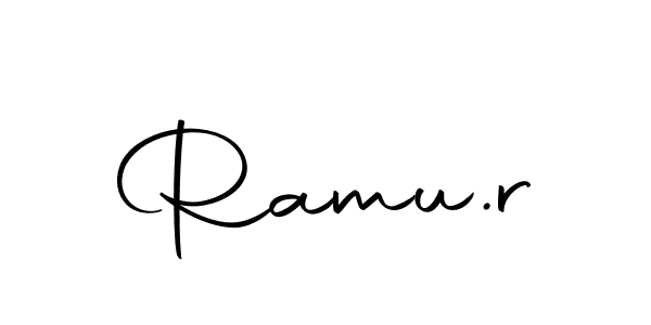 You can use this online signature creator to create a handwritten signature for the name Ramu.r. This is the best online autograph maker. Ramu.r signature style 10 images and pictures png