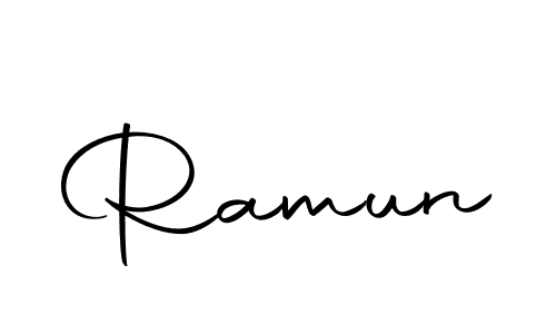 Make a beautiful signature design for name Ramun. Use this online signature maker to create a handwritten signature for free. Ramun signature style 10 images and pictures png