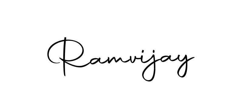 You can use this online signature creator to create a handwritten signature for the name Ramvijay. This is the best online autograph maker. Ramvijay signature style 10 images and pictures png