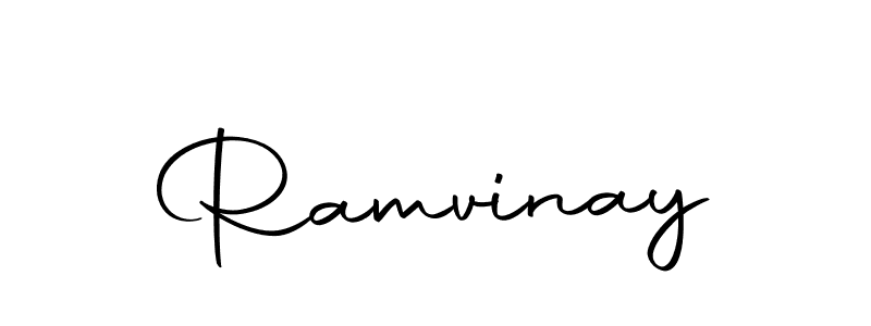if you are searching for the best signature style for your name Ramvinay. so please give up your signature search. here we have designed multiple signature styles  using Autography-DOLnW. Ramvinay signature style 10 images and pictures png