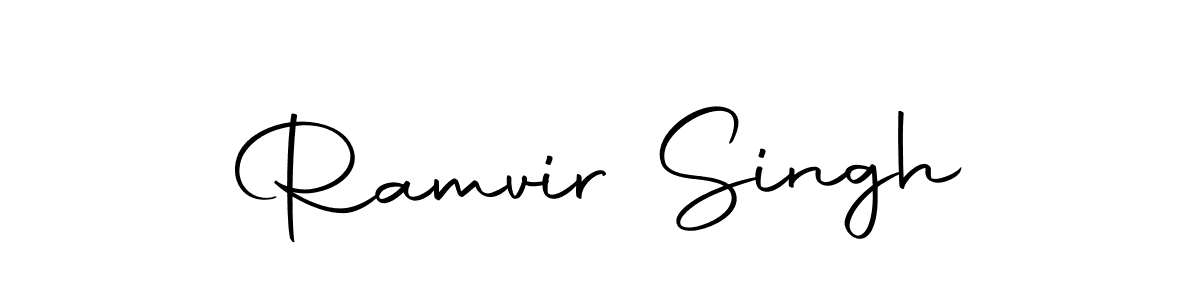 Use a signature maker to create a handwritten signature online. With this signature software, you can design (Autography-DOLnW) your own signature for name Ramvir Singh. Ramvir Singh signature style 10 images and pictures png