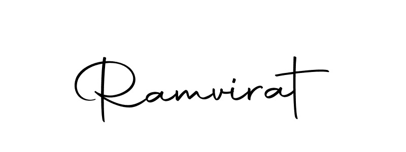 Make a beautiful signature design for name Ramvirat. With this signature (Autography-DOLnW) style, you can create a handwritten signature for free. Ramvirat signature style 10 images and pictures png