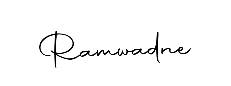 Design your own signature with our free online signature maker. With this signature software, you can create a handwritten (Autography-DOLnW) signature for name Ramwadne. Ramwadne signature style 10 images and pictures png