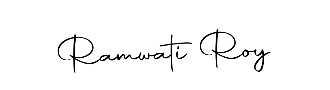 Design your own signature with our free online signature maker. With this signature software, you can create a handwritten (Autography-DOLnW) signature for name Ramwati Roy. Ramwati Roy signature style 10 images and pictures png