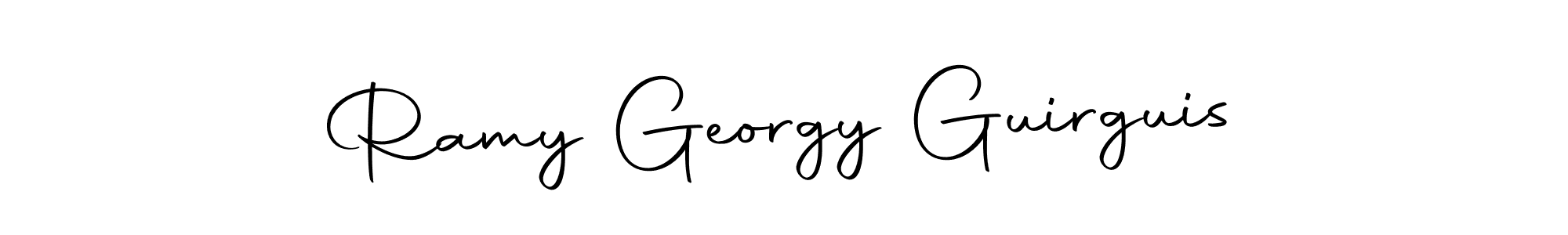 Also You can easily find your signature by using the search form. We will create Ramy Georgy Guirguis name handwritten signature images for you free of cost using Autography-DOLnW sign style. Ramy Georgy Guirguis signature style 10 images and pictures png