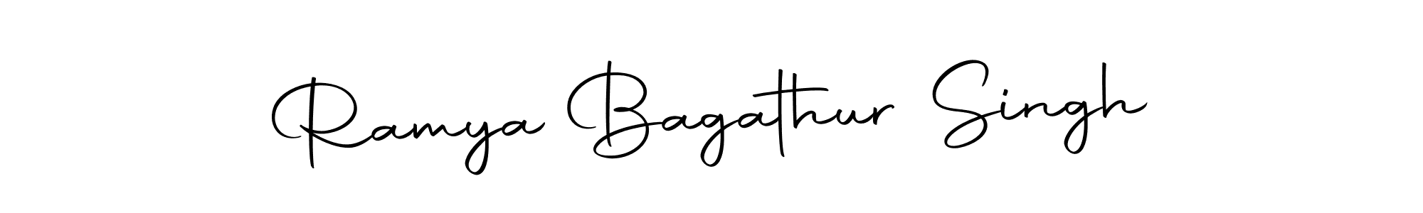 Ramya Bagathur Singh stylish signature style. Best Handwritten Sign (Autography-DOLnW) for my name. Handwritten Signature Collection Ideas for my name Ramya Bagathur Singh. Ramya Bagathur Singh signature style 10 images and pictures png