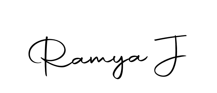 if you are searching for the best signature style for your name Ramya J. so please give up your signature search. here we have designed multiple signature styles  using Autography-DOLnW. Ramya J signature style 10 images and pictures png