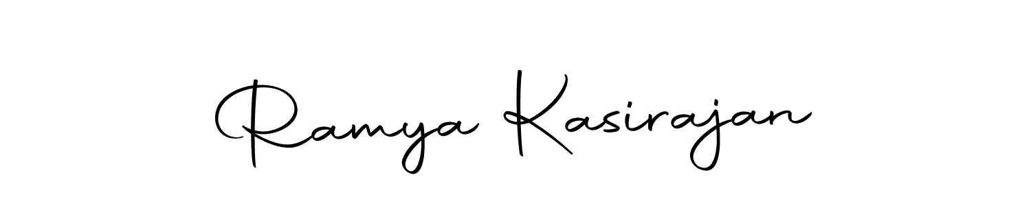 Use a signature maker to create a handwritten signature online. With this signature software, you can design (Autography-DOLnW) your own signature for name Ramya Kasirajan. Ramya Kasirajan signature style 10 images and pictures png