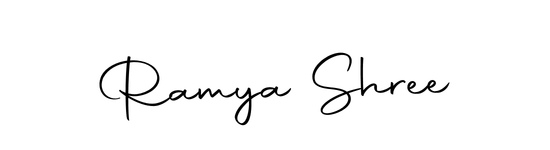 Autography-DOLnW is a professional signature style that is perfect for those who want to add a touch of class to their signature. It is also a great choice for those who want to make their signature more unique. Get Ramya Shree name to fancy signature for free. Ramya Shree signature style 10 images and pictures png