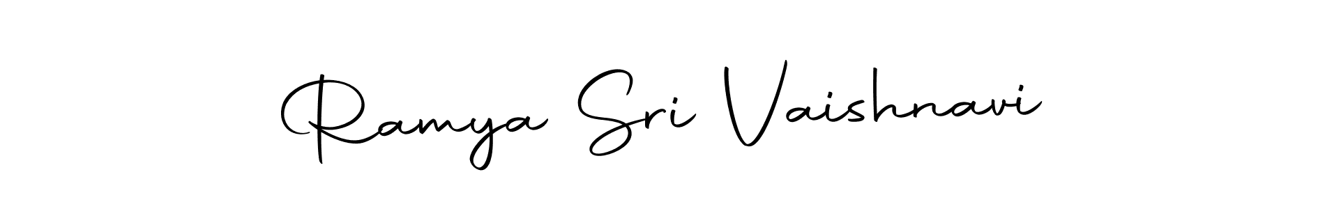 This is the best signature style for the Ramya Sri Vaishnavi name. Also you like these signature font (Autography-DOLnW). Mix name signature. Ramya Sri Vaishnavi signature style 10 images and pictures png