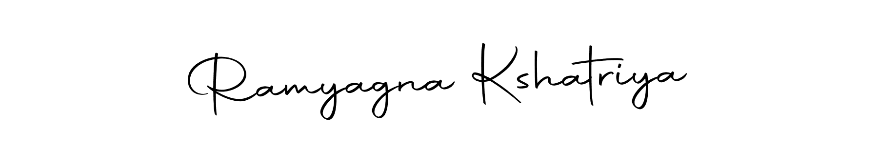 Design your own signature with our free online signature maker. With this signature software, you can create a handwritten (Autography-DOLnW) signature for name Ramyagna Kshatriya. Ramyagna Kshatriya signature style 10 images and pictures png