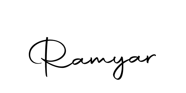 Create a beautiful signature design for name Ramyar. With this signature (Autography-DOLnW) fonts, you can make a handwritten signature for free. Ramyar signature style 10 images and pictures png