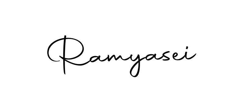 How to make Ramyasei signature? Autography-DOLnW is a professional autograph style. Create handwritten signature for Ramyasei name. Ramyasei signature style 10 images and pictures png