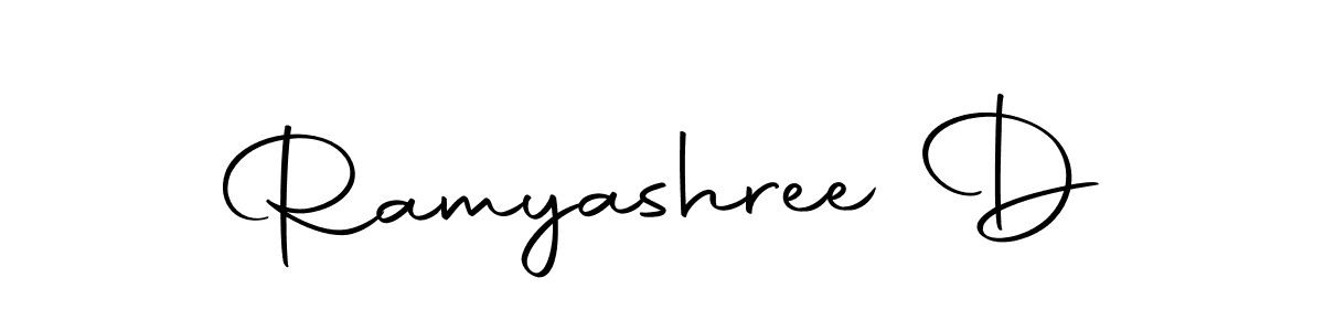 How to make Ramyashree D signature? Autography-DOLnW is a professional autograph style. Create handwritten signature for Ramyashree D name. Ramyashree D signature style 10 images and pictures png