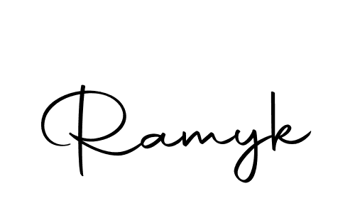 Make a beautiful signature design for name Ramyk. Use this online signature maker to create a handwritten signature for free. Ramyk signature style 10 images and pictures png