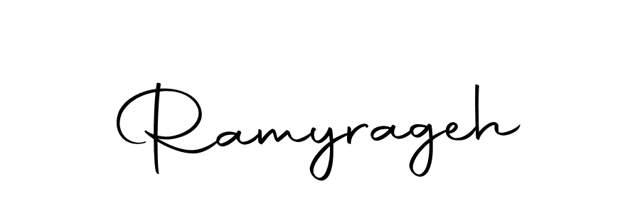 Design your own signature with our free online signature maker. With this signature software, you can create a handwritten (Autography-DOLnW) signature for name Ramyrageh. Ramyrageh signature style 10 images and pictures png