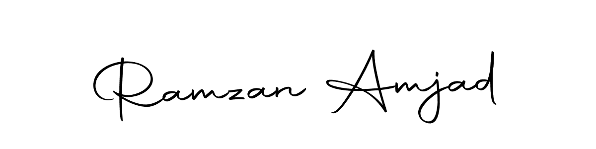Also we have Ramzan Amjad name is the best signature style. Create professional handwritten signature collection using Autography-DOLnW autograph style. Ramzan Amjad signature style 10 images and pictures png