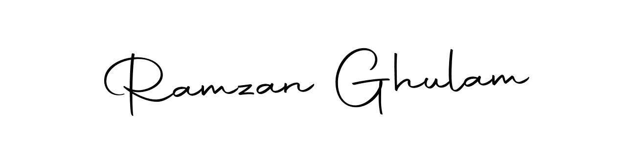 Ramzan Ghulam stylish signature style. Best Handwritten Sign (Autography-DOLnW) for my name. Handwritten Signature Collection Ideas for my name Ramzan Ghulam. Ramzan Ghulam signature style 10 images and pictures png