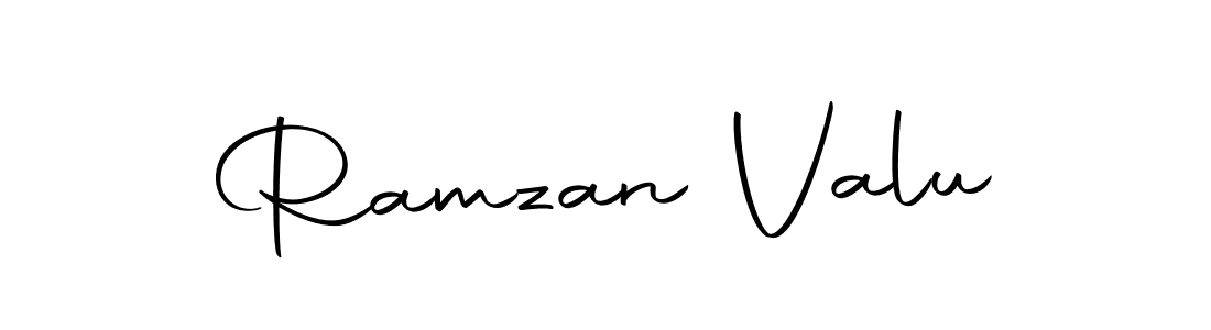 Ramzan Valu stylish signature style. Best Handwritten Sign (Autography-DOLnW) for my name. Handwritten Signature Collection Ideas for my name Ramzan Valu. Ramzan Valu signature style 10 images and pictures png