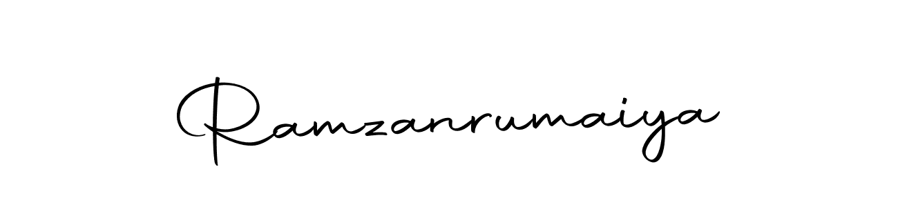 Also we have Ramzanrumaiya name is the best signature style. Create professional handwritten signature collection using Autography-DOLnW autograph style. Ramzanrumaiya signature style 10 images and pictures png