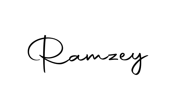 Make a beautiful signature design for name Ramzey. With this signature (Autography-DOLnW) style, you can create a handwritten signature for free. Ramzey signature style 10 images and pictures png