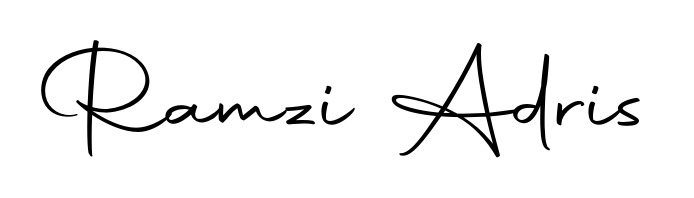 Personalize your online presence with Ramzi Adris signature rendered in elegant Autography-DOLnW font. Great for website footers and blogs. Ramzi Adris signature style 10 images and pictures png