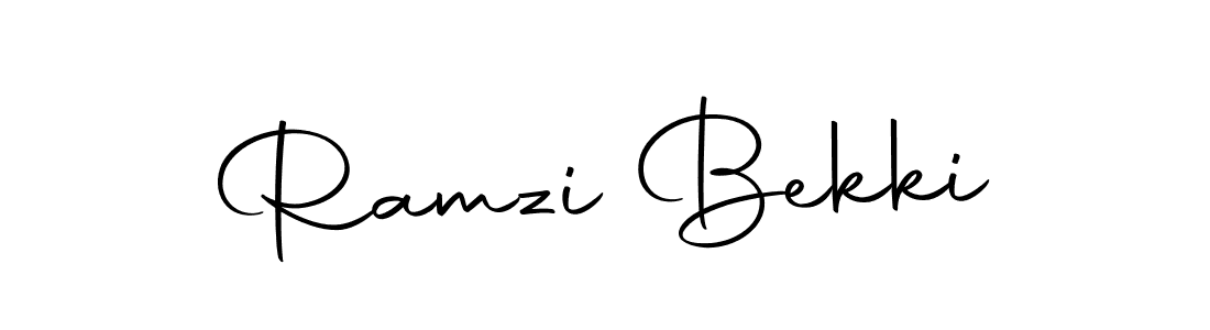 How to Draw Ramzi Bekki signature style? Autography-DOLnW is a latest design signature styles for name Ramzi Bekki. Ramzi Bekki signature style 10 images and pictures png