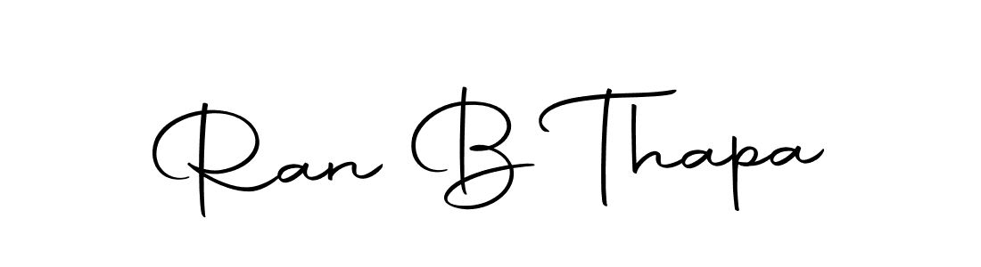 How to make Ran B Thapa signature? Autography-DOLnW is a professional autograph style. Create handwritten signature for Ran B Thapa name. Ran B Thapa signature style 10 images and pictures png