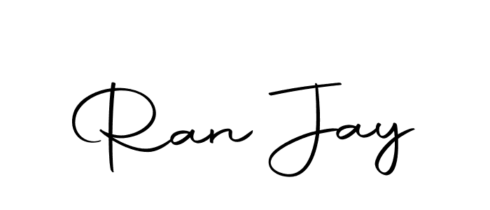 You should practise on your own different ways (Autography-DOLnW) to write your name (Ran Jay) in signature. don't let someone else do it for you. Ran Jay signature style 10 images and pictures png