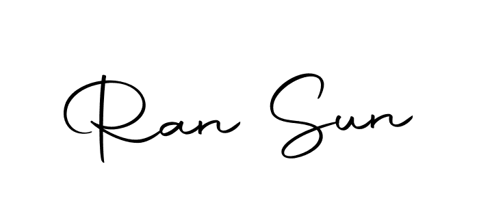 Create a beautiful signature design for name Ran Sun. With this signature (Autography-DOLnW) fonts, you can make a handwritten signature for free. Ran Sun signature style 10 images and pictures png