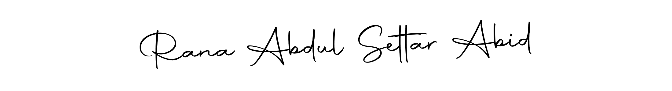 Create a beautiful signature design for name Rana Abdul Settar Abid. With this signature (Autography-DOLnW) fonts, you can make a handwritten signature for free. Rana Abdul Settar Abid signature style 10 images and pictures png