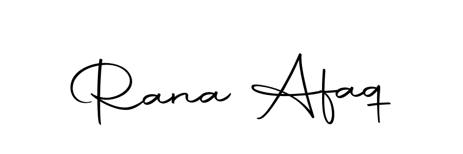 Make a beautiful signature design for name Rana Afaq. Use this online signature maker to create a handwritten signature for free. Rana Afaq signature style 10 images and pictures png