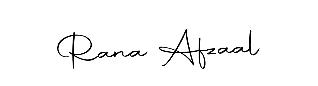 Design your own signature with our free online signature maker. With this signature software, you can create a handwritten (Autography-DOLnW) signature for name Rana Afzaal. Rana Afzaal signature style 10 images and pictures png