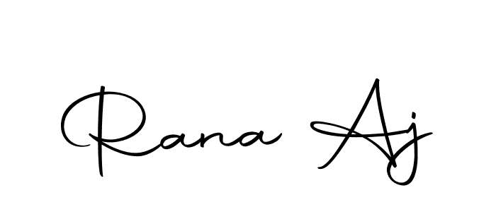 How to make Rana Aj signature? Autography-DOLnW is a professional autograph style. Create handwritten signature for Rana Aj name. Rana Aj signature style 10 images and pictures png