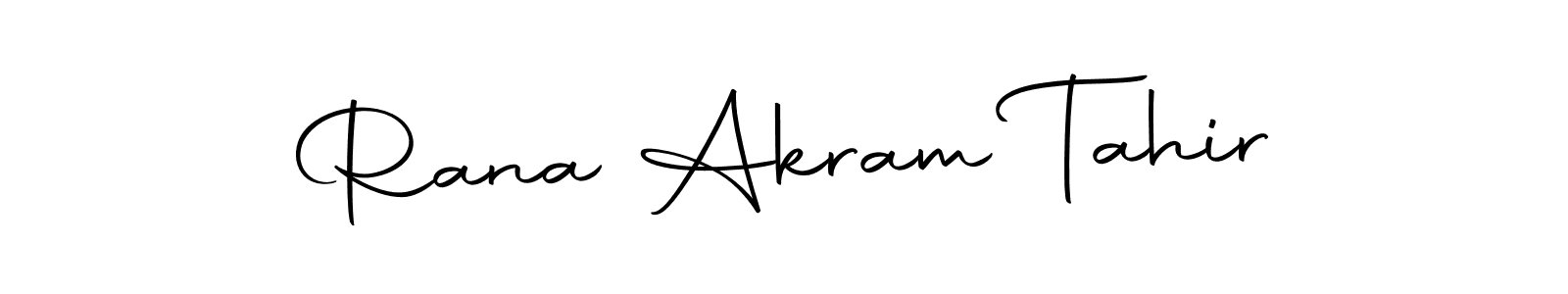 Make a beautiful signature design for name Rana Akram Tahir. Use this online signature maker to create a handwritten signature for free. Rana Akram Tahir signature style 10 images and pictures png