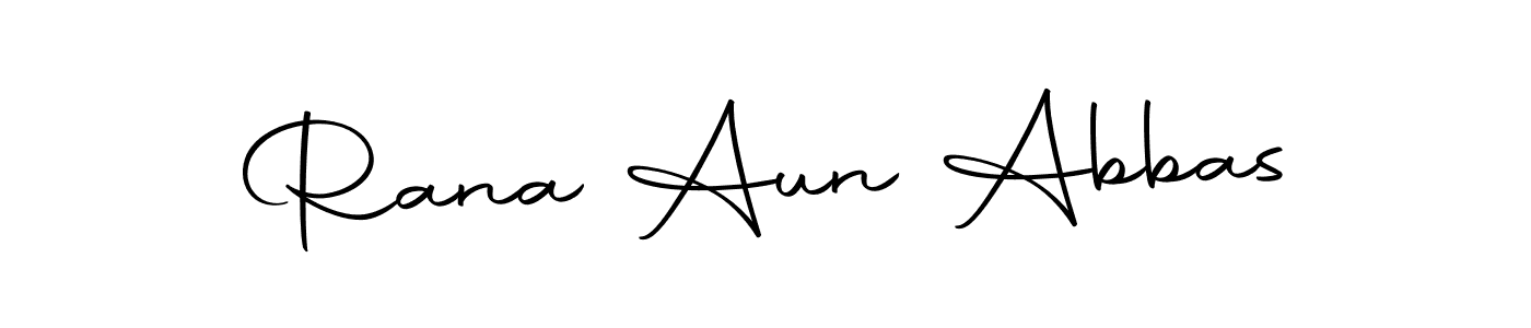 You should practise on your own different ways (Autography-DOLnW) to write your name (Rana Aun Abbas) in signature. don't let someone else do it for you. Rana Aun Abbas signature style 10 images and pictures png