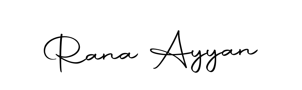 Use a signature maker to create a handwritten signature online. With this signature software, you can design (Autography-DOLnW) your own signature for name Rana Ayyan. Rana Ayyan signature style 10 images and pictures png