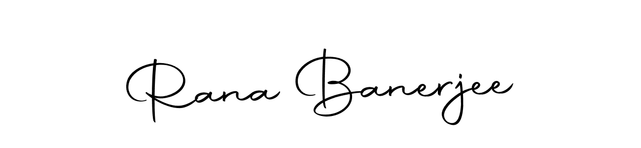 Make a beautiful signature design for name Rana Banerjee. With this signature (Autography-DOLnW) style, you can create a handwritten signature for free. Rana Banerjee signature style 10 images and pictures png
