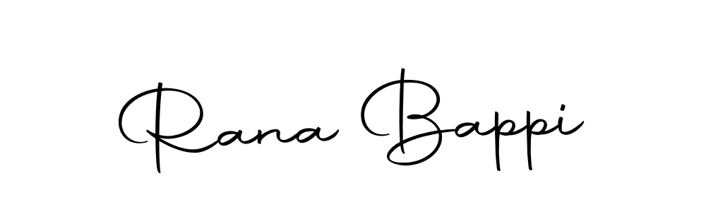 Make a beautiful signature design for name Rana Bappi. Use this online signature maker to create a handwritten signature for free. Rana Bappi signature style 10 images and pictures png