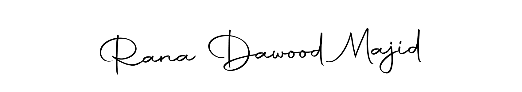 The best way (Autography-DOLnW) to make a short signature is to pick only two or three words in your name. The name Rana Dawood Majid include a total of six letters. For converting this name. Rana Dawood Majid signature style 10 images and pictures png