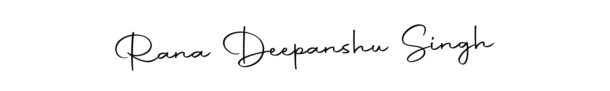 Use a signature maker to create a handwritten signature online. With this signature software, you can design (Autography-DOLnW) your own signature for name Rana Deepanshu Singh. Rana Deepanshu Singh signature style 10 images and pictures png