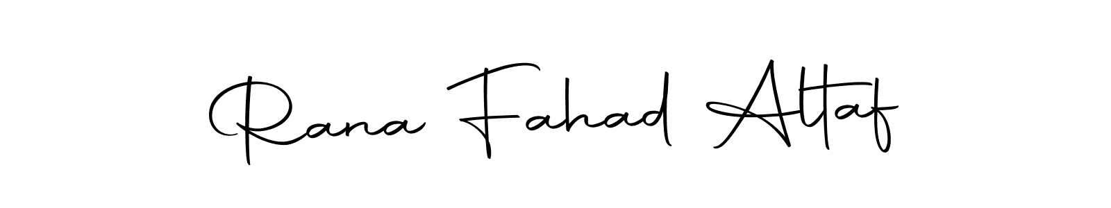 The best way (Autography-DOLnW) to make a short signature is to pick only two or three words in your name. The name Rana Fahad Altaf include a total of six letters. For converting this name. Rana Fahad Altaf signature style 10 images and pictures png