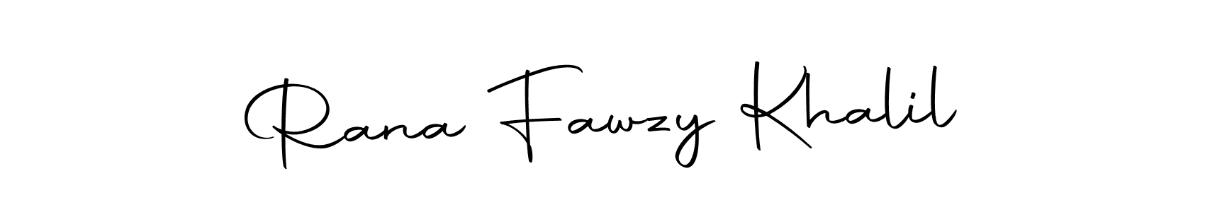 Also we have Rana Fawzy Khalil name is the best signature style. Create professional handwritten signature collection using Autography-DOLnW autograph style. Rana Fawzy Khalil signature style 10 images and pictures png