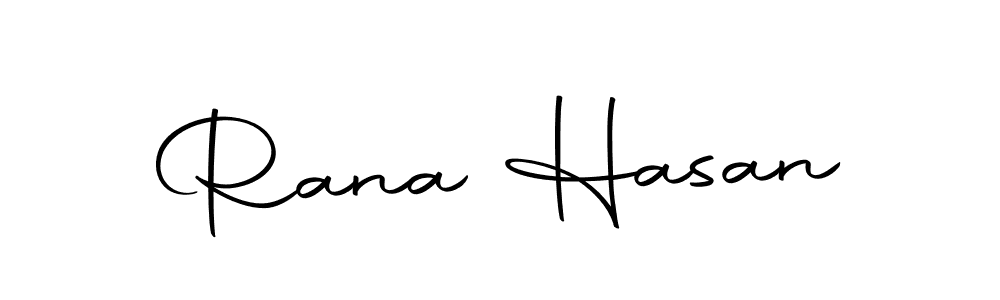 Make a beautiful signature design for name Rana Hasan. With this signature (Autography-DOLnW) style, you can create a handwritten signature for free. Rana Hasan signature style 10 images and pictures png