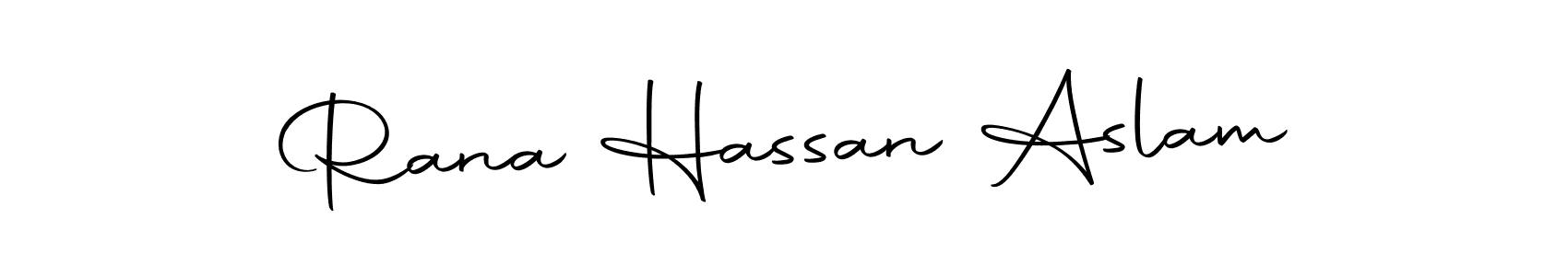 Autography-DOLnW is a professional signature style that is perfect for those who want to add a touch of class to their signature. It is also a great choice for those who want to make their signature more unique. Get Rana Hassan Aslam name to fancy signature for free. Rana Hassan Aslam signature style 10 images and pictures png