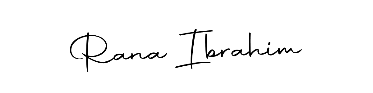 Rana Ibrahim stylish signature style. Best Handwritten Sign (Autography-DOLnW) for my name. Handwritten Signature Collection Ideas for my name Rana Ibrahim. Rana Ibrahim signature style 10 images and pictures png