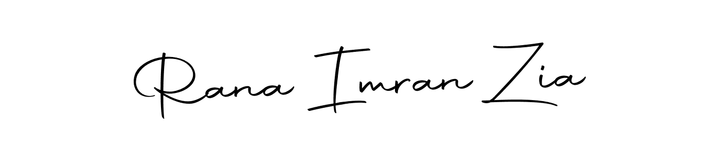 Create a beautiful signature design for name Rana Imran Zia. With this signature (Autography-DOLnW) fonts, you can make a handwritten signature for free. Rana Imran Zia signature style 10 images and pictures png