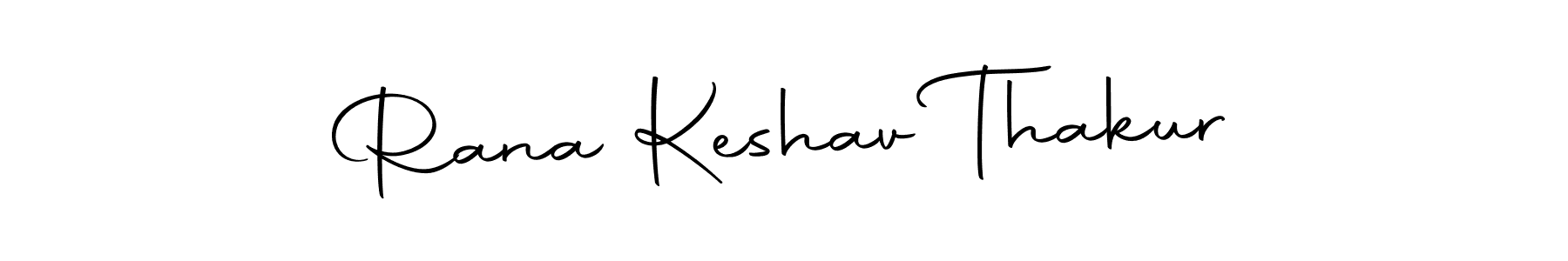 The best way (Autography-DOLnW) to make a short signature is to pick only two or three words in your name. The name Rana Keshav Thakur include a total of six letters. For converting this name. Rana Keshav Thakur signature style 10 images and pictures png