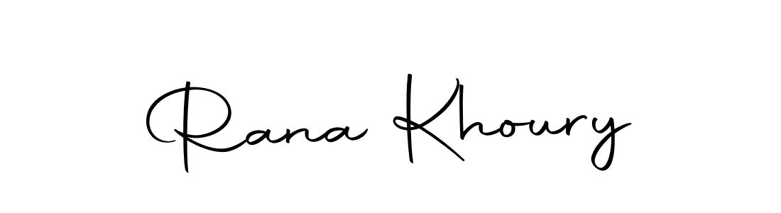 Also we have Rana Khoury name is the best signature style. Create professional handwritten signature collection using Autography-DOLnW autograph style. Rana Khoury signature style 10 images and pictures png