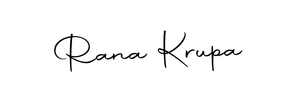 Here are the top 10 professional signature styles for the name Rana Krupa. These are the best autograph styles you can use for your name. Rana Krupa signature style 10 images and pictures png